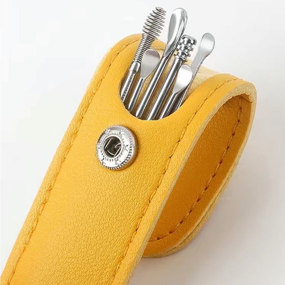 6 Piece Ear Cleaning Kit Stainless Steel in Carrying Case - Picture 7 of 7